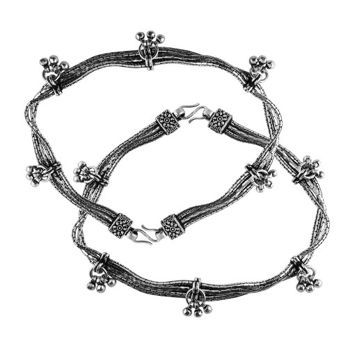 Modern Style!! 925 Sterling Silver Anklets