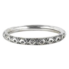 Natural Beauty 925 Sterling Silver Bangle