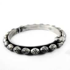 Big Natural Top !! 925 Sterling Silver Bangle