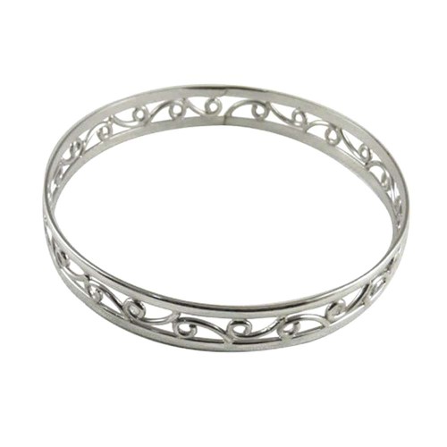 Stunning!! Handmade 925 Sterling Silver Bangle