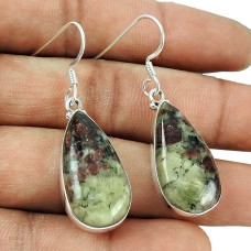 925 Silver Jewellery High Polish Eudialyte Gemstone Earrings