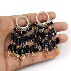 Spell ! 925 Sterling Silver Black Onyx, Carnelian Earrings Hersteller