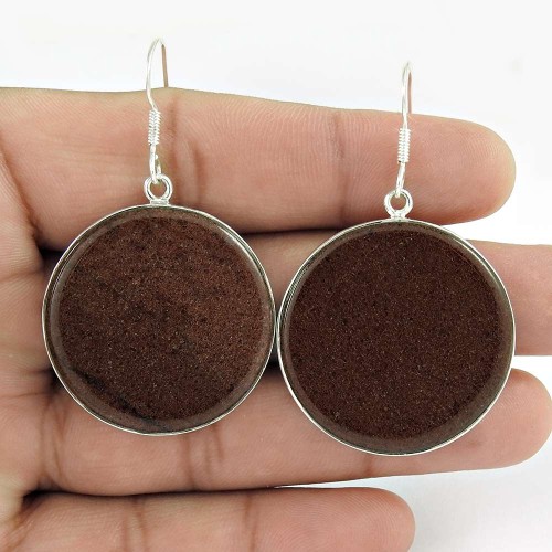 Great Creation ! 925 Sterling Silver Jasper Earrings