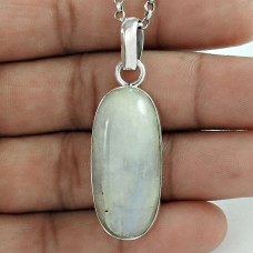 925 Silver Jewellery Ethnic Rainbow Moonstone Gemstone Pendant Wholesaler