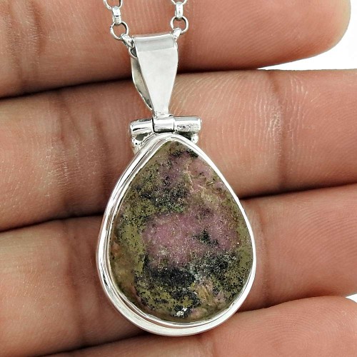 925 Sterling Silver Antique Jewellery Charming Druzy Gemstone Pendant Wholesaler