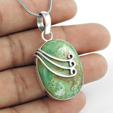 925 Silver Jewellery Traditional Turquoise Gemstone Pendant Wholesaling