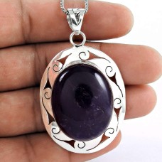 925 Silver Jewellery Beautiful Amethyst Gemstone Pendant Wholesale