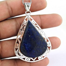 indian silver Jewellery Fashion Sodalite Gemstone Pendant