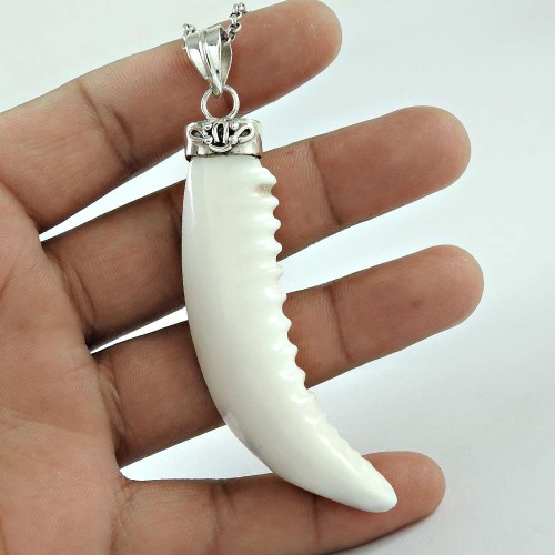 925 Sterling Silver Jewellery Charming Shell Gemstone Pendant Wholesaler