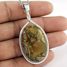 925 Silver Jewellery Traditional jasper Gemstone Pendant Großhandel