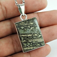 925 Silver Jewellery Beautiful Ocean Jasper Gemstone Pendant Manufacturer