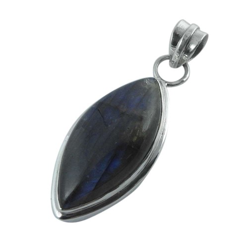 Briliance! 925 Sterling Silver Labradorite Pendant