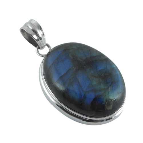 Draditions! 925 Sterling Silver Labradorite Pendant