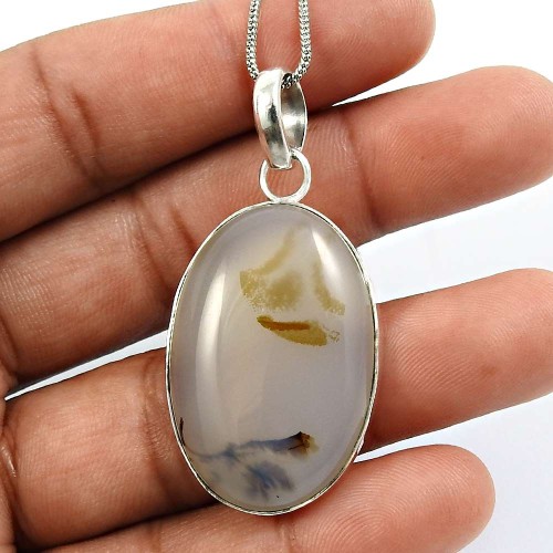 Montana Gemstone Pendant 925 Sterling Silver HANDMADE Jewelry V38