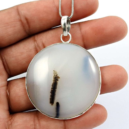 925 Sterling Fine Silver Jewelry Montana Gemstone Pendant G39