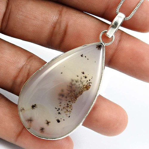 Montana Gemstone Pendant 925 Sterling Silver HANDMADE Jewelry J39