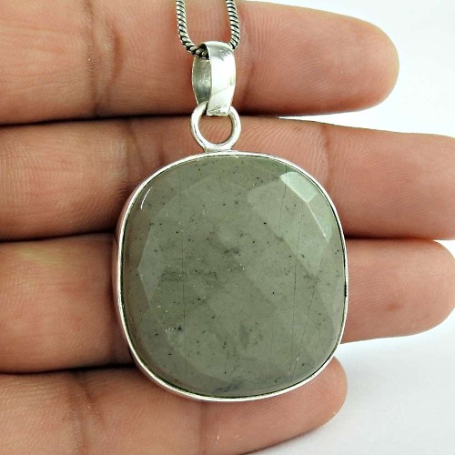 925 Sterling Silver Antique Jewelry Beautiful Jasper Gemstone Pendant Großhändler