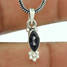 Graceful Garnet Gemstone 925 Sterling Silver Pendant Jewellery