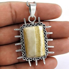 Misty Morning ! 925 Sterling Silver Yellow Rhodochrosite Pendant Großhändler