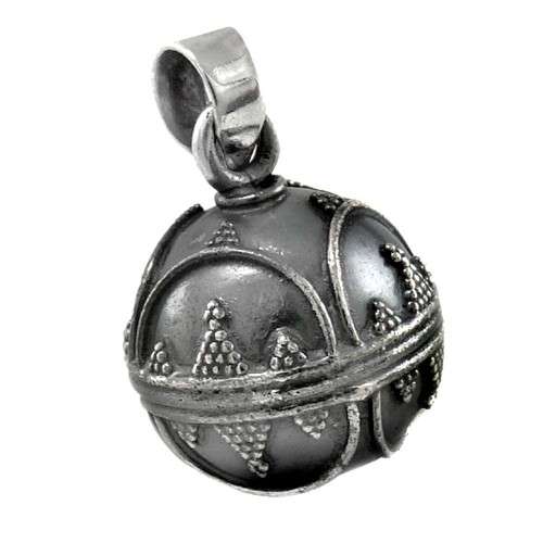 925 Sterling Silver Jewellery Fashion Oxidised 925 Sterling Silver Pendant Fabricante