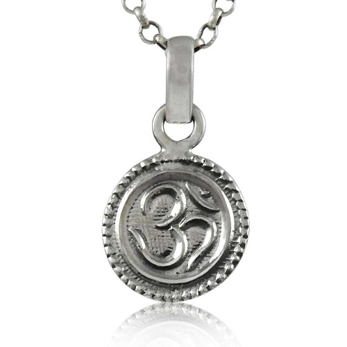 Breath Love! 925 Sterling Silver OM Pendant Manufacturer