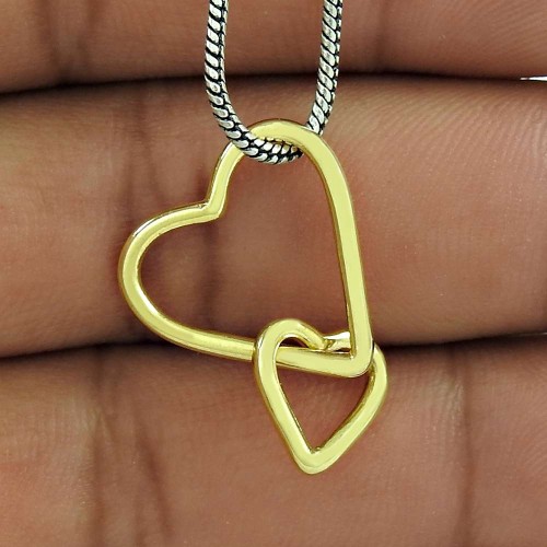 High Quality Handmade 925 Sterling Silver Heart Pendant