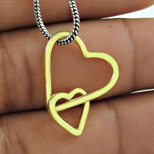 Intrigant Handmade 925 Sterling Silver Heart Pendant