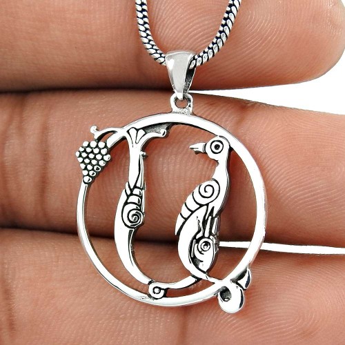 Circle of Hope Handmade 925 Sterling Silver Bird Pendant Großhandel