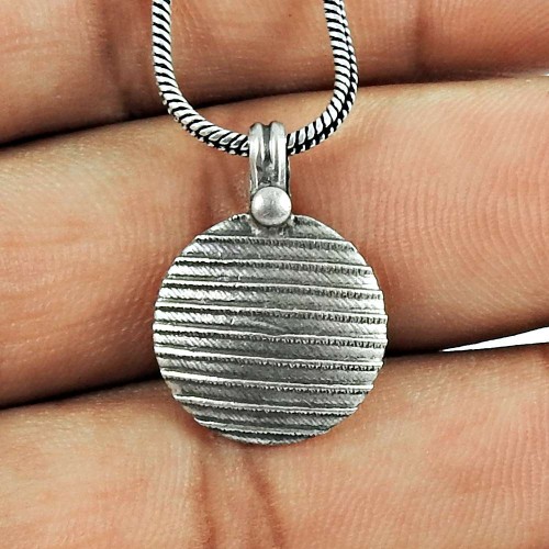 925 Oxidised Sterling Silver Jewellery Fashion Silver Handmade Pendant