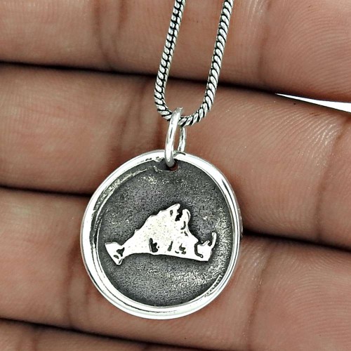 Scrumptious 925 Sterling Silver Pendant Jewelry