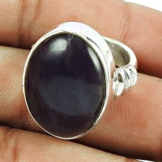 Designer 925 Sterling Silver Jewellery Seemly Amethyst Gemstone Ring