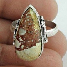 925 Sterling Silver Fashion Jewellery Trendy Rosetta Gemstone Ring