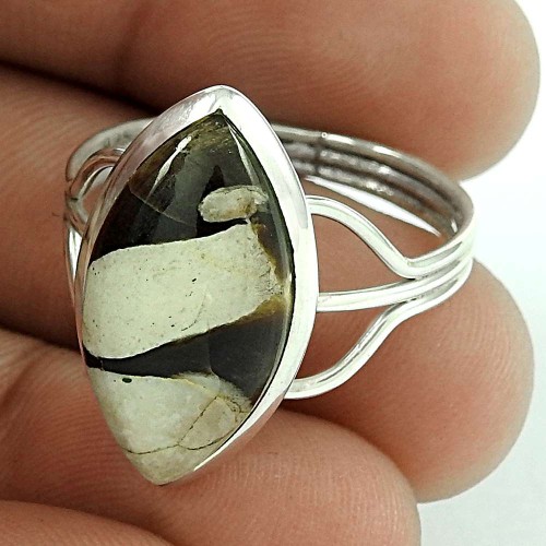 925 Sterling Silver Gemstone Jewellery Charming Peanut Wood Gemstone Ring Supplier