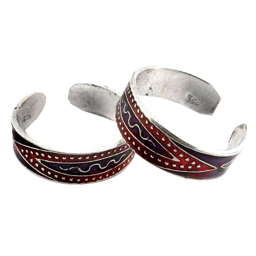 Fine !! 925 Sterling Silver Toe Rings