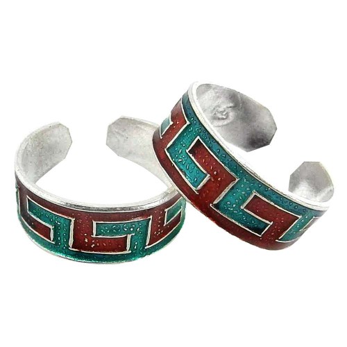 Antique Look ! 925 Sterling Silver Toe Rings