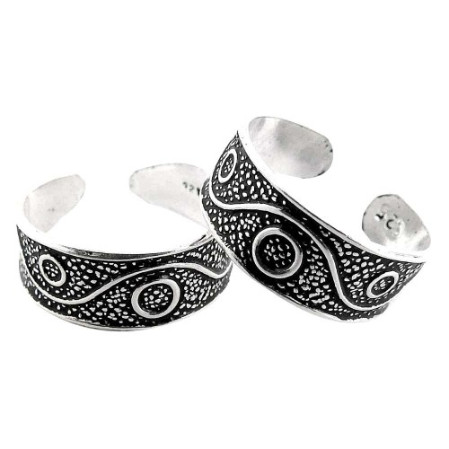 So In Love! 925 Sterling Silver Toe Rings