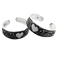 Antique Handmade!! 925 Sterling Silver Toe Rings