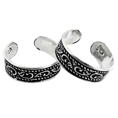 Spectacular Design! 925 Sterling Silver Toe Rings